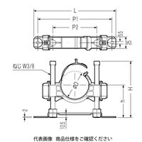 未来工業 レベルマスター ハンズロック LM3-100A12 1セット（10個）（直送品）