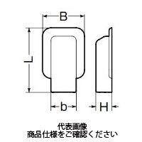 未来工業 プラモール付属品エンド（フランジ付） MLEW-1W 1セット（50個）（直送品）