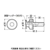 未来工業 カラー・ヘッダーインサート（デッキプレート用） ND-3P 1セット（50個）（直送品）