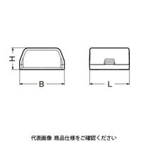未来工業 光モール付属品連結ソケット EMR-3M 1セット(10個)（直送品）