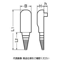 未来工業 ウォールカバー（引込みブッシング付） EMW-2VM 1セット（50本）（直送品）