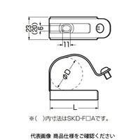 未来工業 台付鉄片サドル SKD-16B 1セット（100個）（直送品）