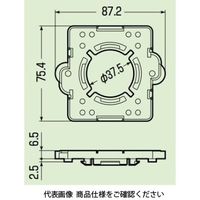 未来工業 プラスエンド用 デッキプレート台座 CDE-PD 1セット（50個）（直送品）