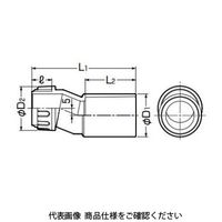 未来工業 偏芯コネクタ 2KS-22M 1セット（10個）（直送品）