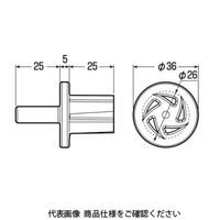 未来工業 断熱材ドリハ（断熱材溝切り用ビット） CCD-22M 1セット（25個）（直送品）
