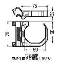未来工業 ケーブルハンガー(高強度タイプ) SCH-K 1セット(50個)（直送品）