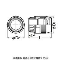 未来工業 コネクタ（ミラフレキMF用） FPK-22FH 1セット（10個）（直送品）