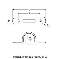 未来工業 ステンレスサドル（SVケーブル・キャブタイヤコード・電線管共用） SST-54 1セット（10個）（直送品）