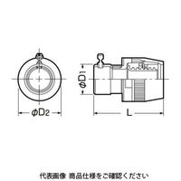 未来工業 コンビネーションカップリング(マシンフレキ用) マシンフレキ⇔薄鋼電線管(ねじ無) MPEP-22M 1セット(5個)（直送品）