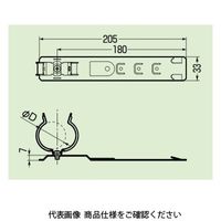 未来工業 PF管ステンレスクリップ（取付金具付）瓦用 MKB-DLF36SK 1セット（10個）（直送品）