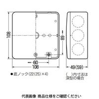 未来工業 PVKボックス（Fタイプ） PVK-AFN1 1セット（5個）（直送品）