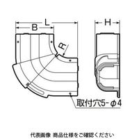 未来工業 ダクト曲ガリ GKAM-100M 1セット（5個）（直送品）
