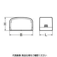 未来工業 モールダクト付属品 連結ソケット MDR-40J 1セット(20個)（直送品）