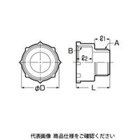 未来工業 異径アダプター（厚鋼用サイズアップ） MG-28UJ 1セット（10個）（直送品）