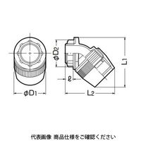 未来工業 コネクタ（マシンフレキ2（エコノミータイプ）用） MFPK-22HLA 1セット（10個）（直送品）