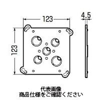 未来工業 バックプレート (四角PCボックス用) 4CBL-BP 1セット(10個)（直送品）