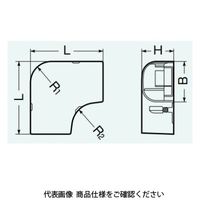 未来工業 ダクト曲ガリ GKM-70M 1セット（5個）（直送品）