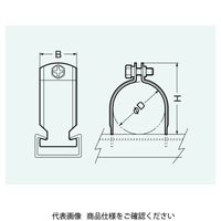 未来工業 ダクトクリップ 電気亜鉛めっき仕様 DC-36F 1セット（50個）（直送品）