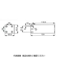 アメリカン電機 コンセントバー用サポート HKCーSPT1U 1セット(2個)（直送品）