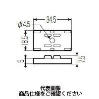 未来工業 架台（樹脂製）１点止め用　台座 GSHKD-S 1セット(50個)（直送品）