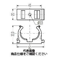 未来工業 ダ円連結サドル（ビス1本止めタイプ） VOY-7 1セット（100個）（直送品）