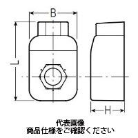 未来工業 給水栓用エルボボックス（ＶＰ・ＨＴＶＰ用） RMEB-25M-20P 1セット(10個)（直送品）