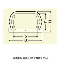 未来工業 プラモール(VVFケーブル用モール) PML-1C-2 1セット(25本)（直送品）