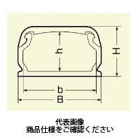 未来工業 Eモール(VVFケーブル用モール) EML-4K 1セット(5本)（直送品）