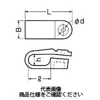 未来工業 ＶＶーＦ片サドル（プラスチック製）　スクリュー釘付 KT-M 1セット(100個)（直送品）