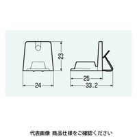 未来工業 ボイド止め金具（両側用） BK-RK 1セット(50個)（直送品）