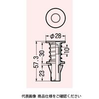 未来工業 カラー・ヘッダーインサート（デッキプレート用・ばねタイプ） NDB-3W 1セット（50個）（直送品）