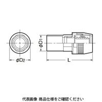 未来工業 コンビネーションカップリング（マシンフレキ用） マシンフレキ⇔VE管 MPVE-16M 1セット（10個）（直送品）