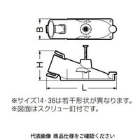 未来工業 ニューＦ・ころエンド（ＶＶＦケーブルころがし配線用エンドカバー）　釘無 CDE-16FKN 1セット(50個)（直送品）