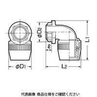 未来工業 マシンフレキコネクタ MFPK-22LM 1セット(10個)（直送品）