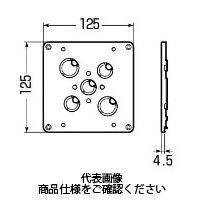 未来工業 バックプレート (四角PCボックス用) 4CBL-BPY 1セット(10個)（直送品）