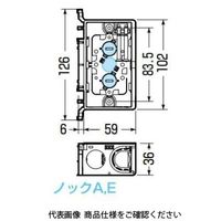 未来工業 耳付スライドボックス SBM 1セット（100個）（直送品）