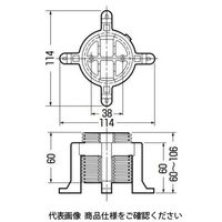 未来工業 ボックスアジャスター OF-55PN 1セット(10個)（直送品）