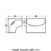 未来工業 天井モール付属品入ズミ TMLI-80W 1セット(10個)（直送品）