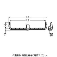 未来工業 ケーブルハンガー（ラックタイプ） SCR-300 1セット（10個）（直送品）