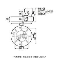 未来工業 C形鋼用 電気亜鉛めっき仕様（金属部） SM-3 1セット（5個）（直送品）