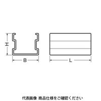 未来工業 プラスチックダクト用 継手 PDH-1010W 1セット(5個)（直送品）