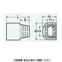 未来工業 ダクトエンド GKE-80DG 1セット(5個)（直送品）