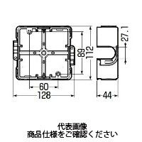 未来工業 ジョイントアウトレットボックス CDO-4AJBN 1セット(5個)（直送品）