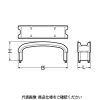 未来工業 トラフレキ用 連結カバー TFC-200E-C 1セット（5個）（直送品）