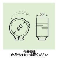 未来工業 クリップ（樹脂タイプ） PF管用 MKJ-22F 1セット（50個）（直送品）