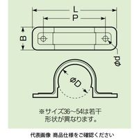 未来工業 PF管両サドル SF-16AK 1セット（50個）（直送品）