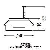 未来工業 うずまきコブラ2(先行配線用ケーブル吊り具) MSU-2BL 1セット(50個)（直送品）