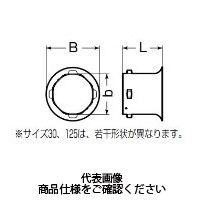 未来工業 カクフレキ用 ベルマウス KFEB-30 1セット（10個）（直送品）