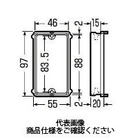 未来工業 スライドボックス用継枠 SB-J 1セット(25個)（直送品）