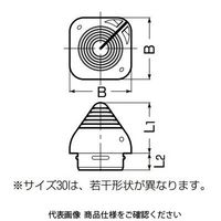未来工業 カクフレキ用 端末ブッシング KFEZV-30 1セット(5個)（直送品）